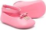 Dolce & Gabbana Kids Leren ballerina's Roze - Thumbnail 2