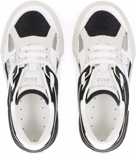 Dolce & Gabbana Kids Portofino low-top sneakers Zwart