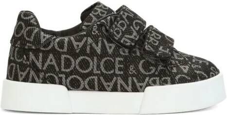 Dolce & Gabbana Kids Portofino low-top sneakers Zwart