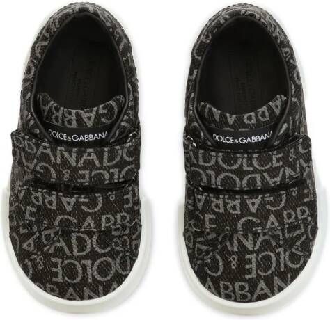 Dolce & Gabbana Kids Portofino low-top sneakers Zwart