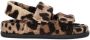 Dolce & Gabbana Kids Badstof sandalen met luipaardprint Bruin - Thumbnail 2