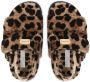 Dolce & Gabbana Kids Badstof sandalen met luipaardprint Bruin - Thumbnail 4