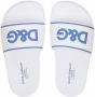 Dolce & Gabbana Kids Slippers met logoprint Wit - Thumbnail 3