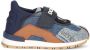 Dolce & Gabbana Kids Sneakers met patchwork Blauw - Thumbnail 2