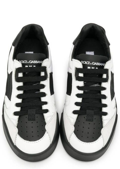 Dolce & Gabbana Kids Tweekleurige sneakers Wit