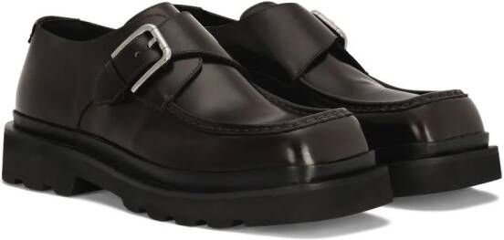 Dolce & Gabbana Leren gespschoenen Bruin