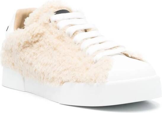 Dolce & Gabbana Leren sneakers Wit