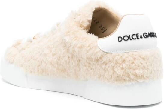 Dolce & Gabbana Leren sneakers Wit