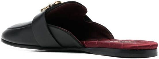 Dolce & Gabbana Loafers met logoplakkaat Zwart