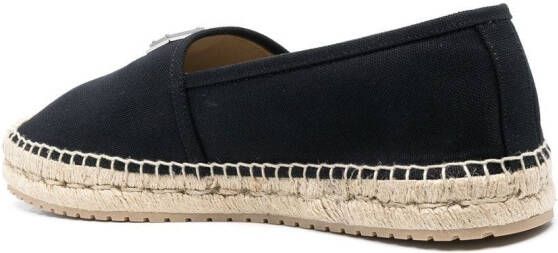 Dolce & Gabbana Espadrilles met logoplakkaat Zwart