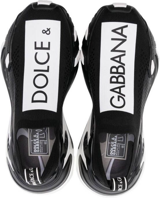 Dolce & Gabbana Sneakers met logoprint Zwart