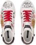 Dolce & Gabbana Portofino leren sneakers met studs Wit - Thumbnail 4