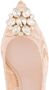 Dolce & Gabbana Pink Bellucci Crystal 70 Lace pumps Beige - Thumbnail 4