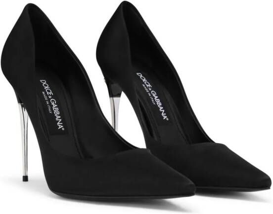 Dolce & Gabbana Leren pumps Zwart