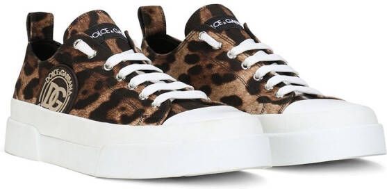 Dolce & Gabbana Portofino low-top sneakers Bruin