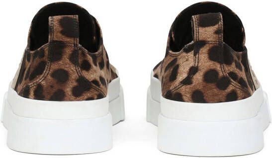 Dolce & Gabbana Portofino low-top sneakers Bruin