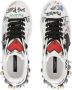 Dolce & Gabbana Portofino leren sneakers met patch Wit - Thumbnail 4