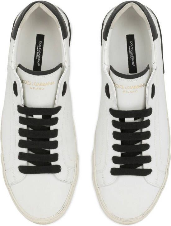 Dolce & Gabbana Portofino low-top sneakers Wit