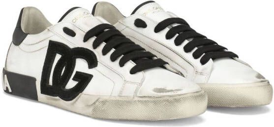 Dolce & Gabbana Portofino low-top sneakers Wit