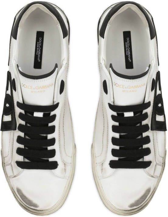 Dolce & Gabbana Portofino low-top sneakers Wit