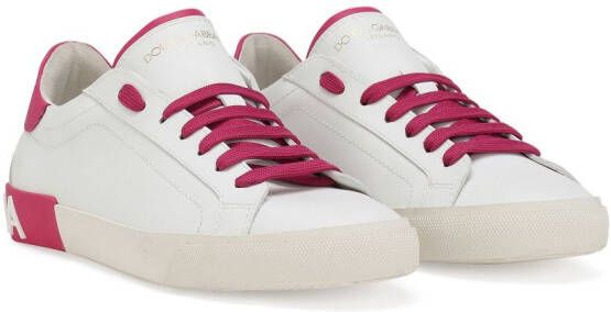 Dolce & Gabbana Portofino low-top sneakers Wit