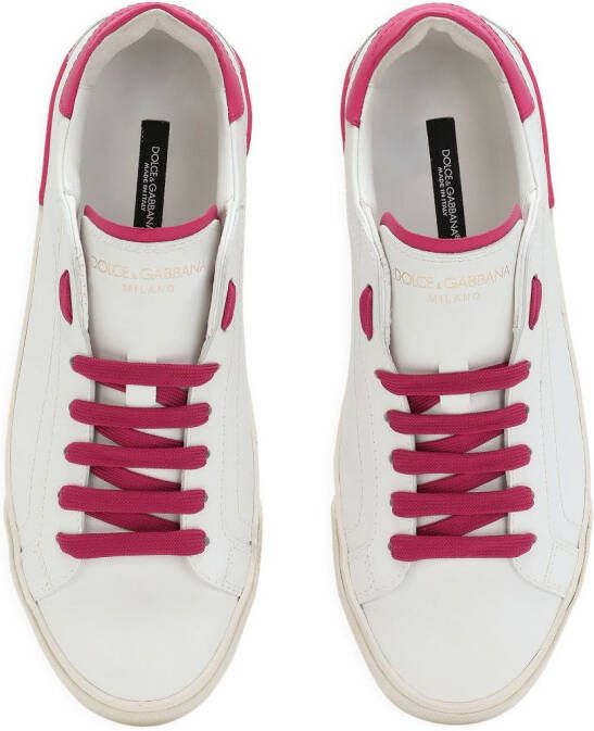 Dolce & Gabbana Portofino low-top sneakers Wit