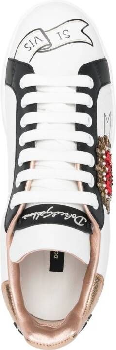 Dolce & Gabbana Portofino sneakers Wit