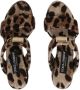 Dolce & Gabbana KIM sandalen met luipaardprint Bruin - Thumbnail 4
