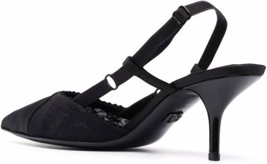 Dolce & Gabbana Slingback pumps met puntige neus Zwart