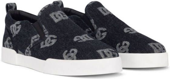 Dolce & Gabbana Slip-on sneakers Blauw