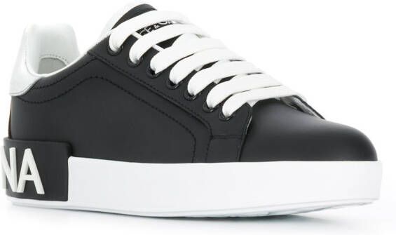 Dolce & Gabbana Portofino low-top sneakers Zwart