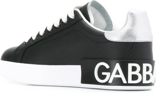 Dolce & Gabbana Portofino low-top sneakers Zwart