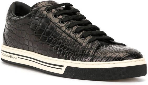 Dolce & Gabbana Sneakers met reliëf Zwart