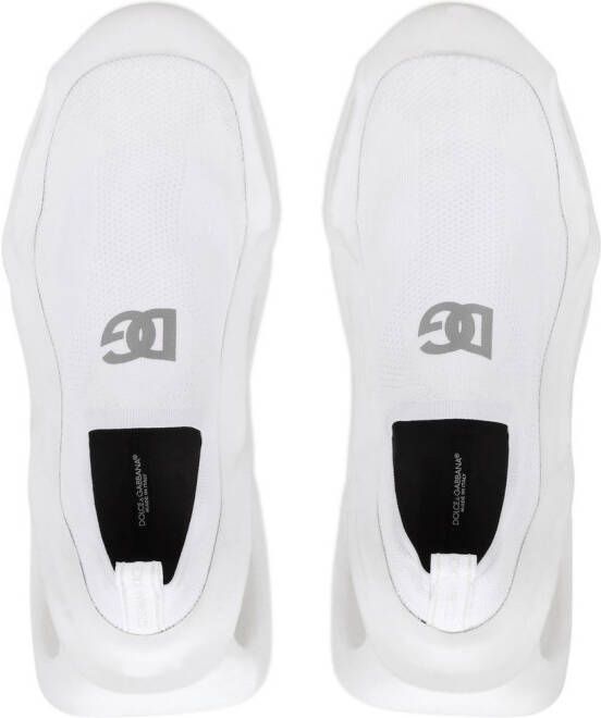 Dolce & Gabbana Wave slip-on sneakers Wit