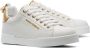 Dolce & Gabbana Witte sneakers van leer verfraaid met parel - Thumbnail 2