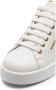 Dolce & Gabbana Witte sneakers van leer verfraaid met parel - Thumbnail 4