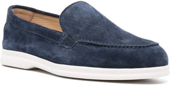 Doucal's Suède loafers Blauw