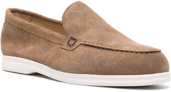 Doucal's Suède loafers Bruin