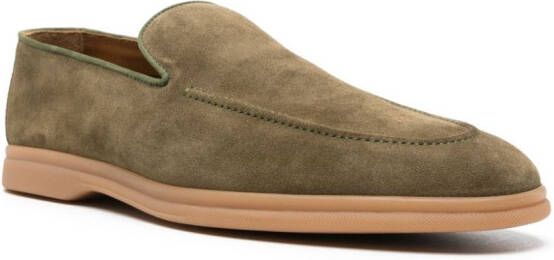 Doucal's Suède loafers Groen