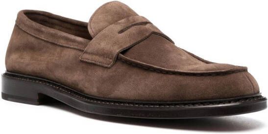 Doucal's Suède loafers Bruin