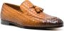 Doucal's Geweven leren loafers Bruin - Thumbnail 2