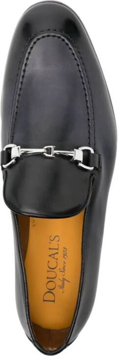 Doucal's Loafers met horsebit-detail Blauw