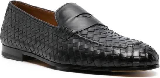 Doucal's Leren loafers Zwart