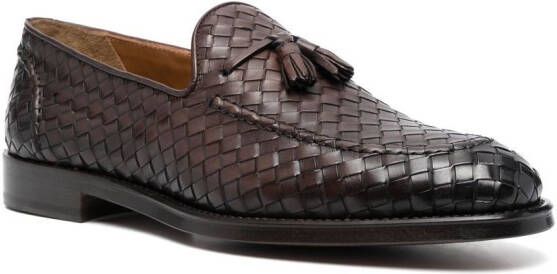 Doucal's Leren loafers Bruin