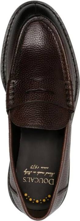 Doucal's Leren loafers Bruin