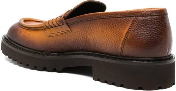 Doucal's Leren loafers Oranje