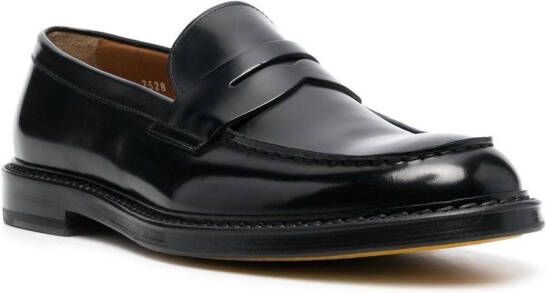 Doucal's Leren loafers Zwart