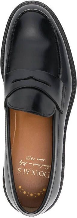 Doucal's Leren loafers Zwart