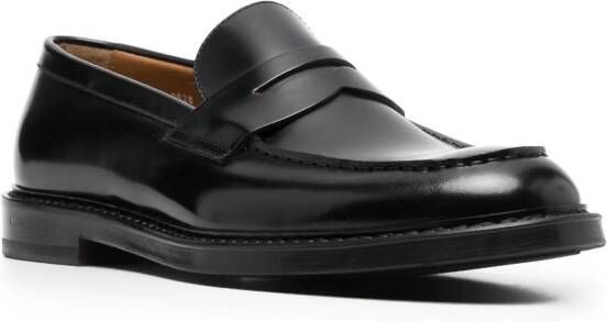 Doucal's Leren loafers Zwart