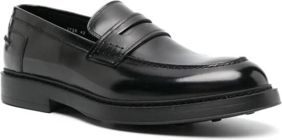 Doucal's Leren loafers Zwart